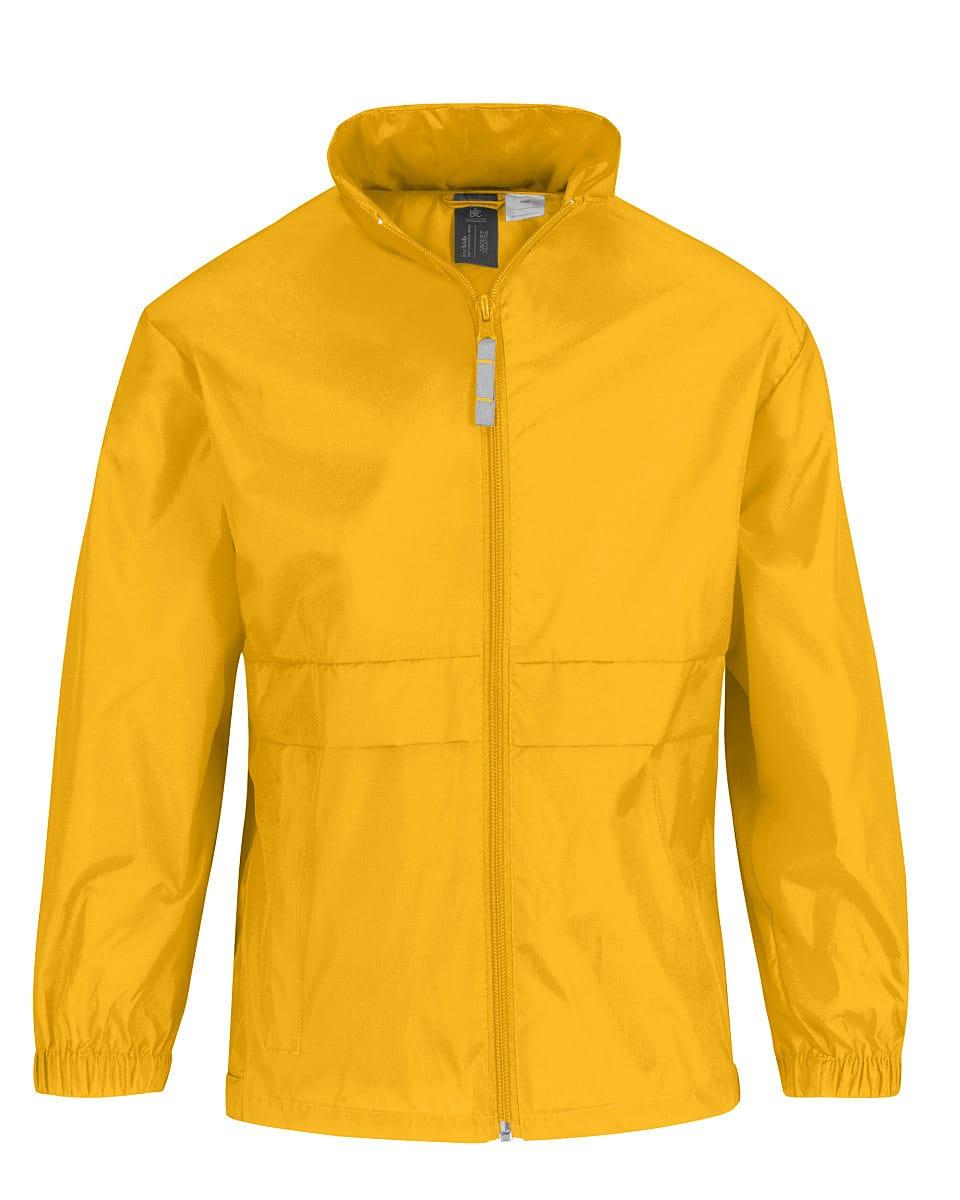 B&C Childrens Sirocco Lightweight Jacket in Gold (Product Code: JK950)