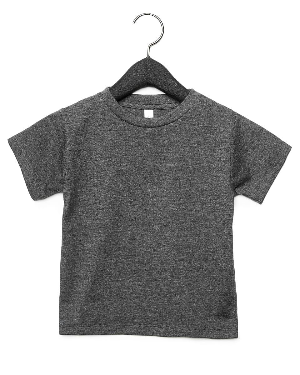 Bella Canvas Toddler Jersey Short-Sleeve T-Shirt in Dark Grey Heather (Product Code: CA3001T)