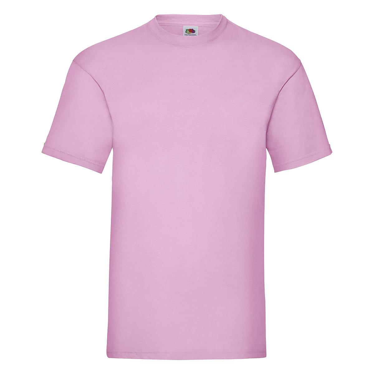 Fruit Of The Loom Valueweight T-Shirt in Light Pink (Product Code: 61036)