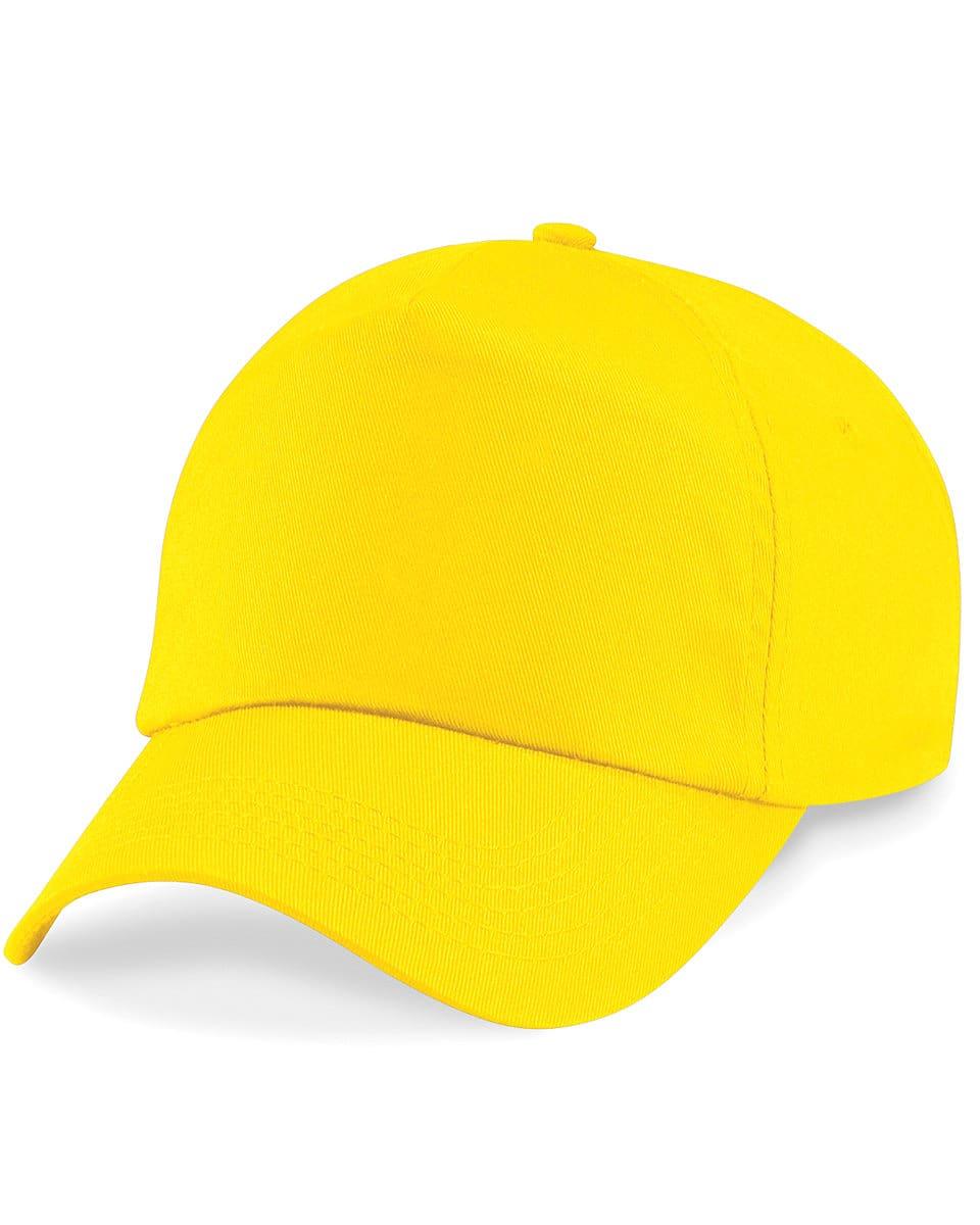Beechfield Original 5 Panel Cap in Yellow (Product Code: B10)