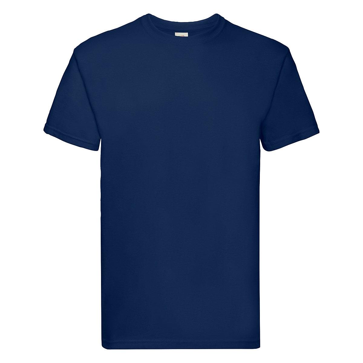 Fruit Of The Loom Super Premium T-Shirt in Navy Blue (Product Code: 61044)