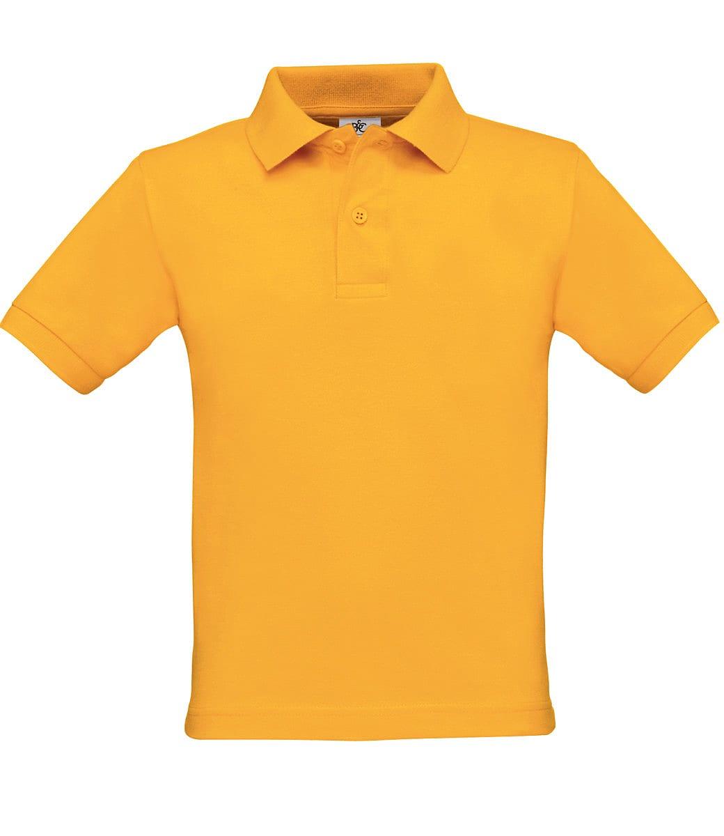 B&C Childrens Safran Polo Shirt in Gold (Product Code: PK486)