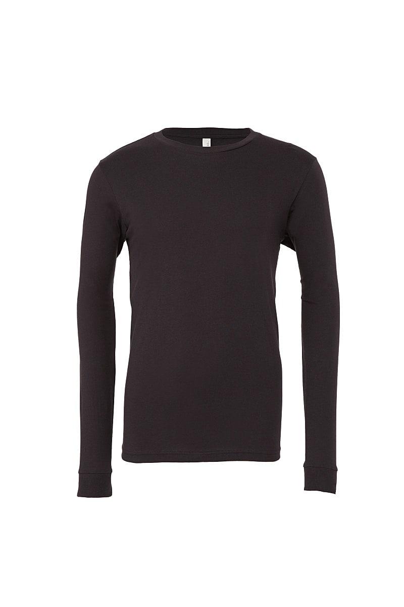 Bella Unisex Jersey Long-Sleeve T-Shirt in Dark Grey (Product Code: CA3501)