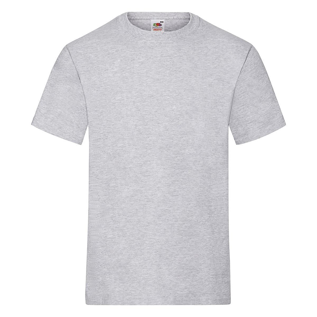 Fruit Of The Loom Heavy Cotton T-Shirt in Heather Grey (Product Code: 61212)