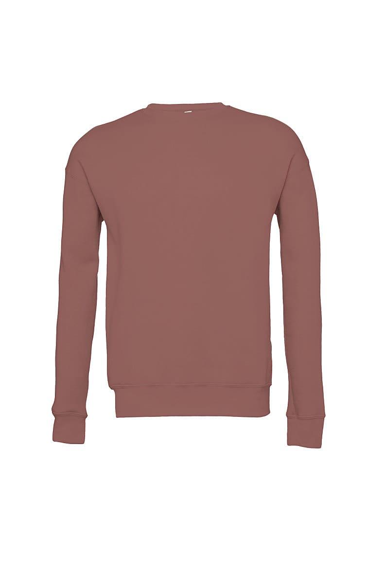 Bella Unisex Drop Shoulder Fleece Sweater in Mauve (Product Code: CA3945)