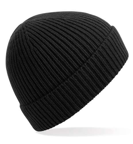 Beechfield Engineered Knit Ribbed Beanie Hat