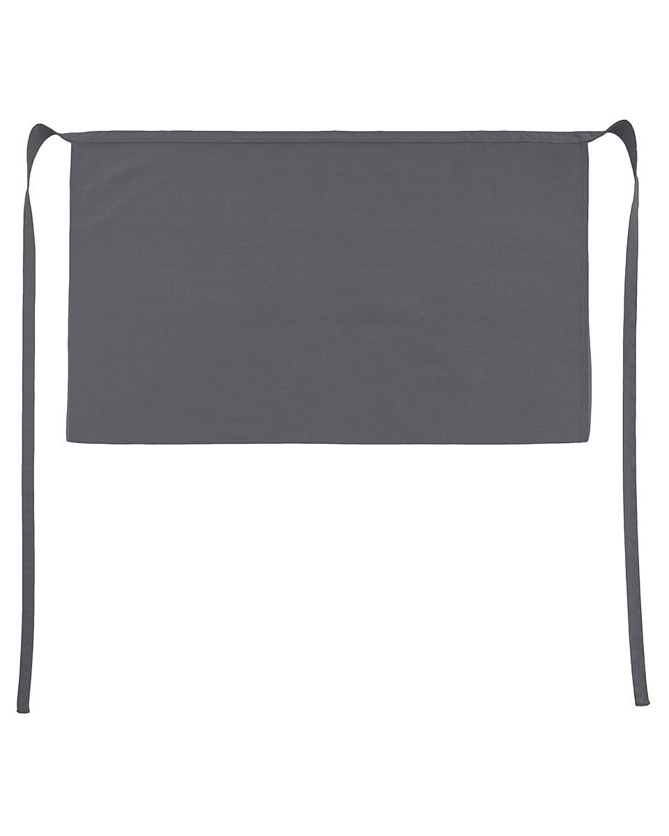 Jassz Bistro Brussels Short Apron in Grey (Product Code: JG14)