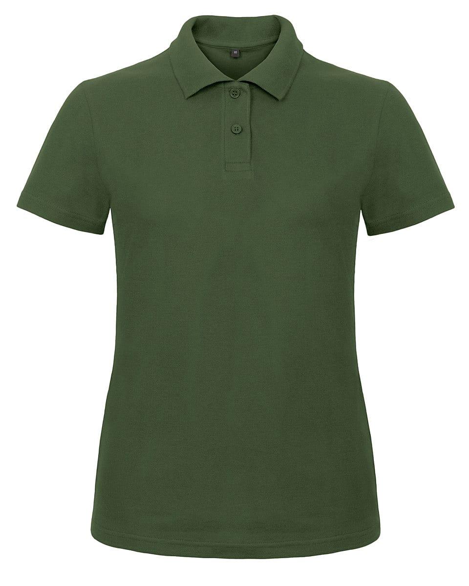 B&C Womens ID.001 Polo Shirt in Bottle Green (Product Code: PWI11)