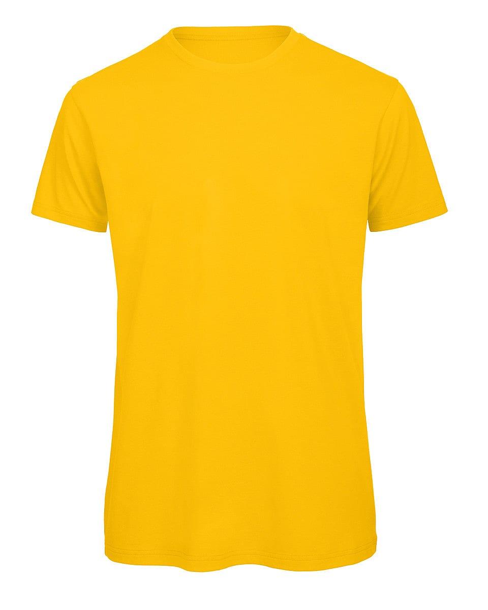 B&C Mens Inspire Crew T-Shirt in Gold (Product Code: TM042)