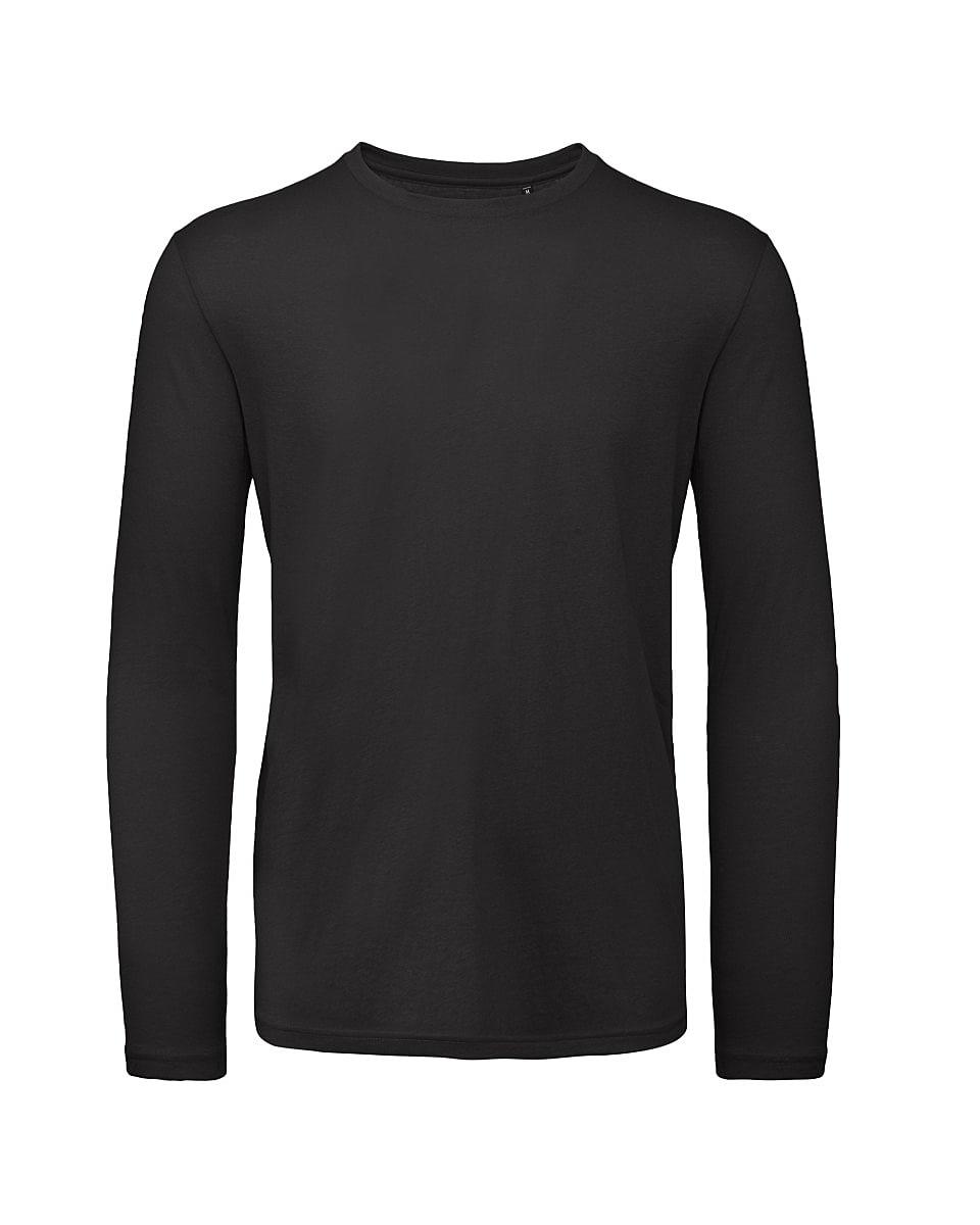 B&C Mens Inspire Long-Sleeve T-Shirt in Black (Product Code: TM070)