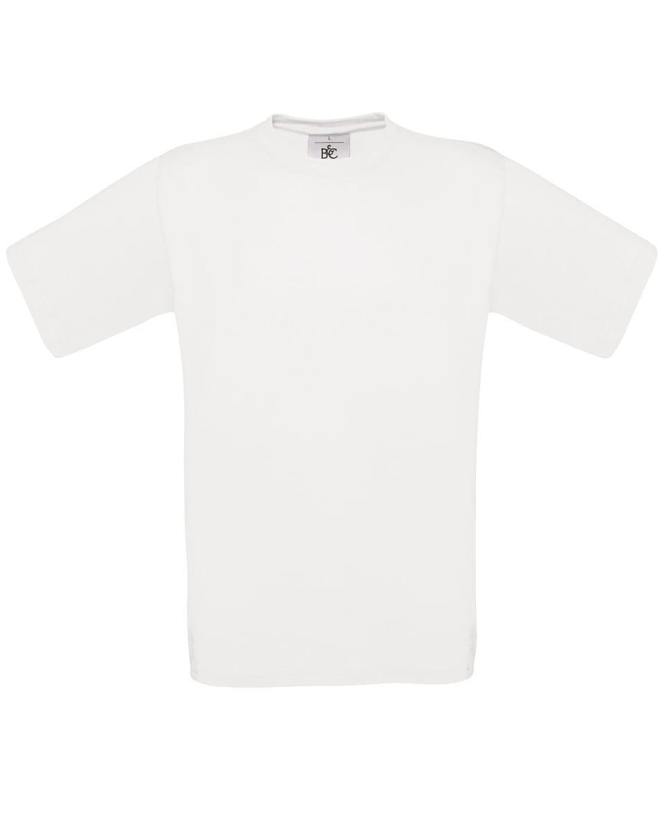 B&C Mens Exact 190 T-Shirt in White (Product Code: TU004)