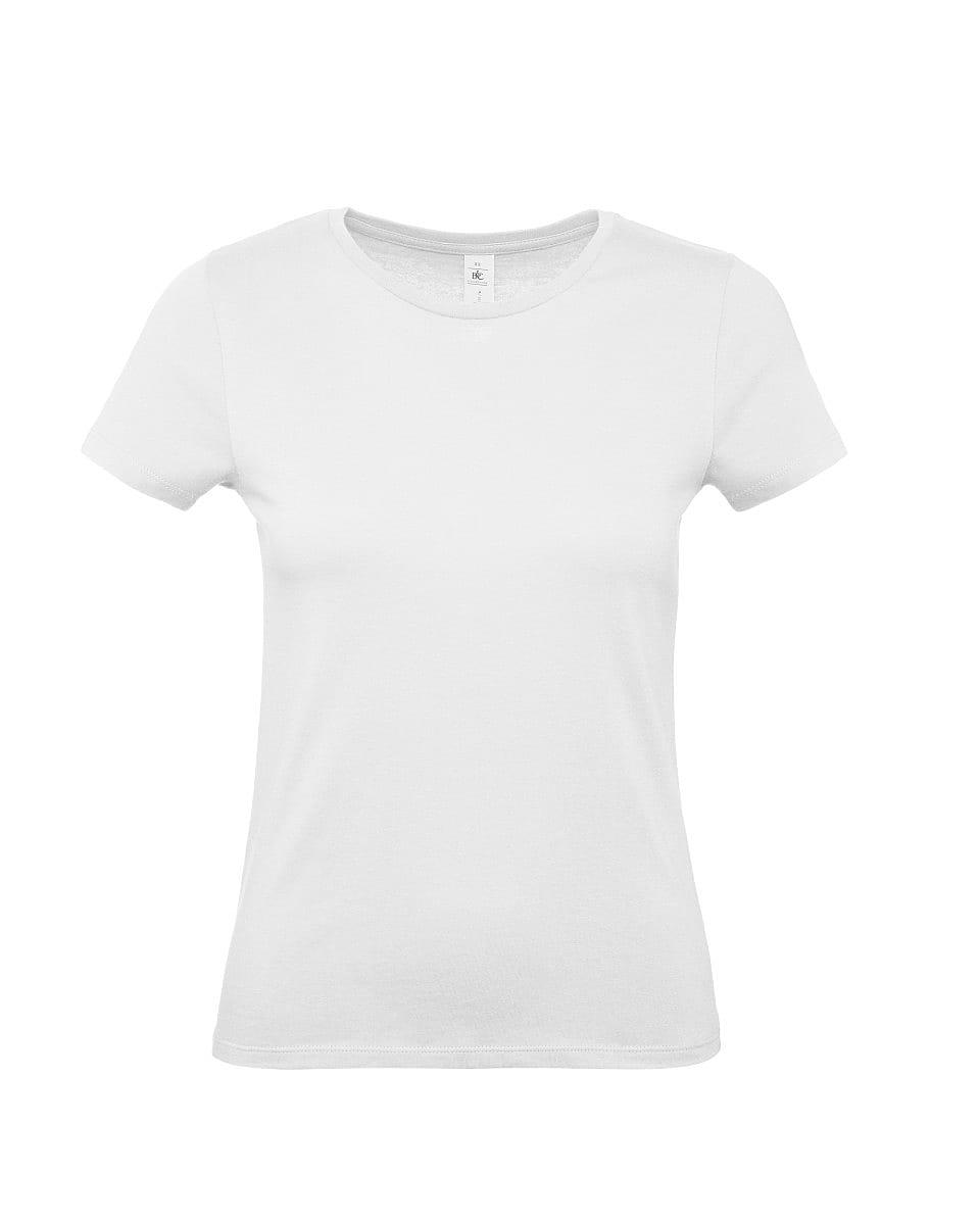 B&C Womens E150 T-Shirt in White (Product Code: TW02T)