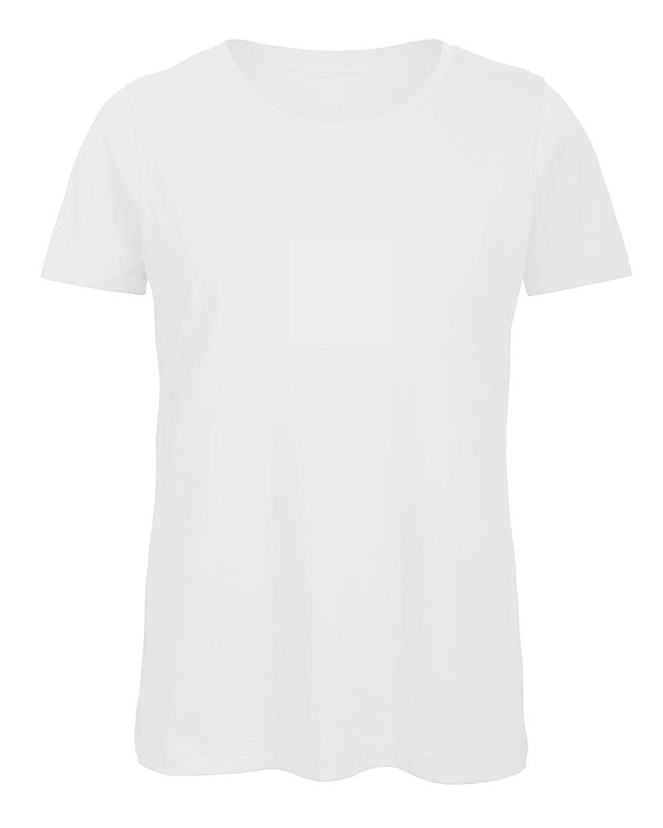 B&C Womens Inspire Crew T-Shirt in White (Product Code: TW043)