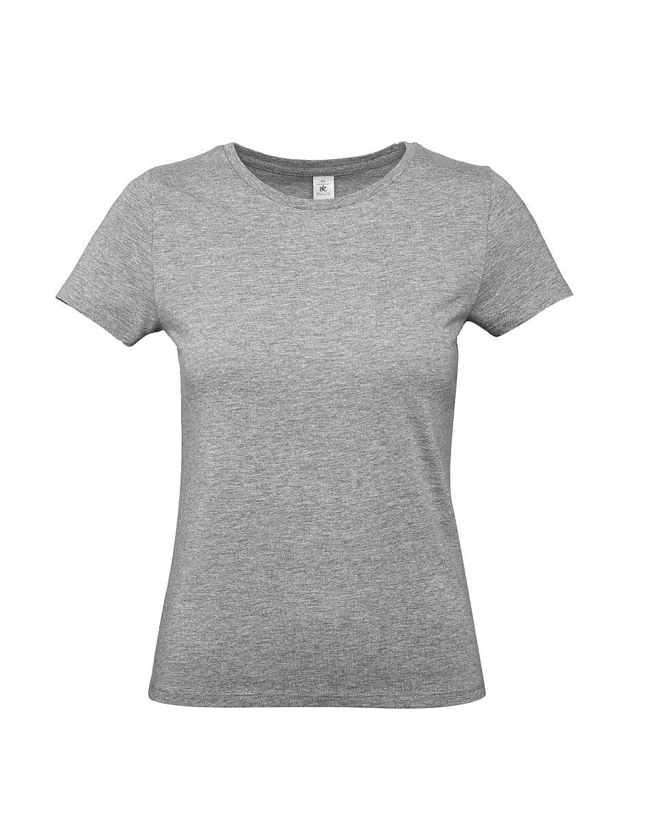 B&C Womens E190 T-Shirt in Sport Grey (Product Code: TW04T)