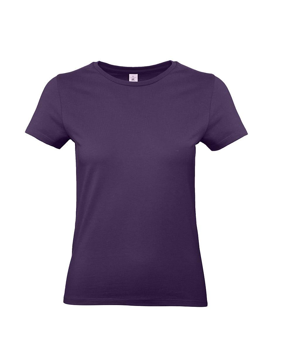 B&C Womens E190 T-Shirt in Urban Purple (Product Code: TW04T)