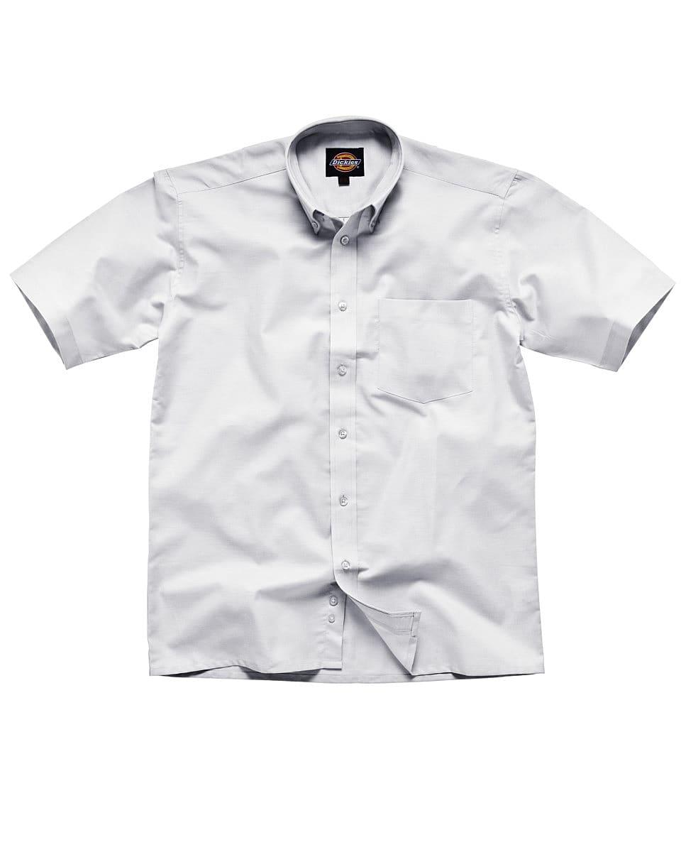 Dickies Short-Sleeve Oxford Shirt in White (Product Code: SH64250)