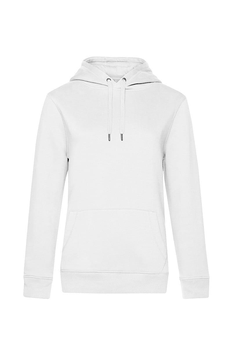 B&C Womens Queen Hoodie in White (Product Code: WW02Q)