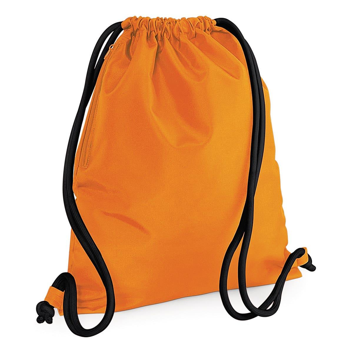Bagbase Icon Drawstring Backpack in Orange / Black (Product Code: BG110)