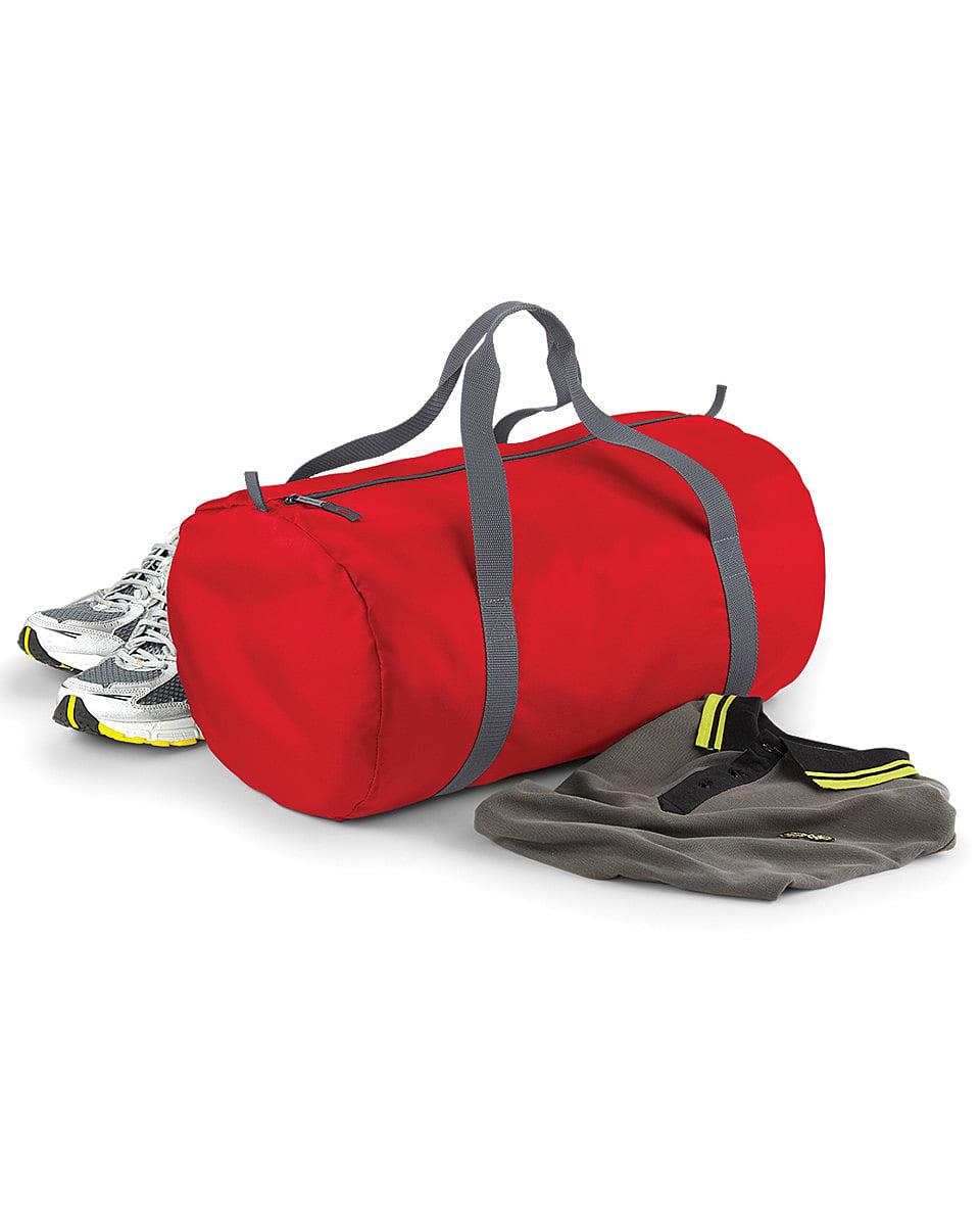 Bagbase Packaway Barrel Bag in Classic Red (Product Code: BG150)