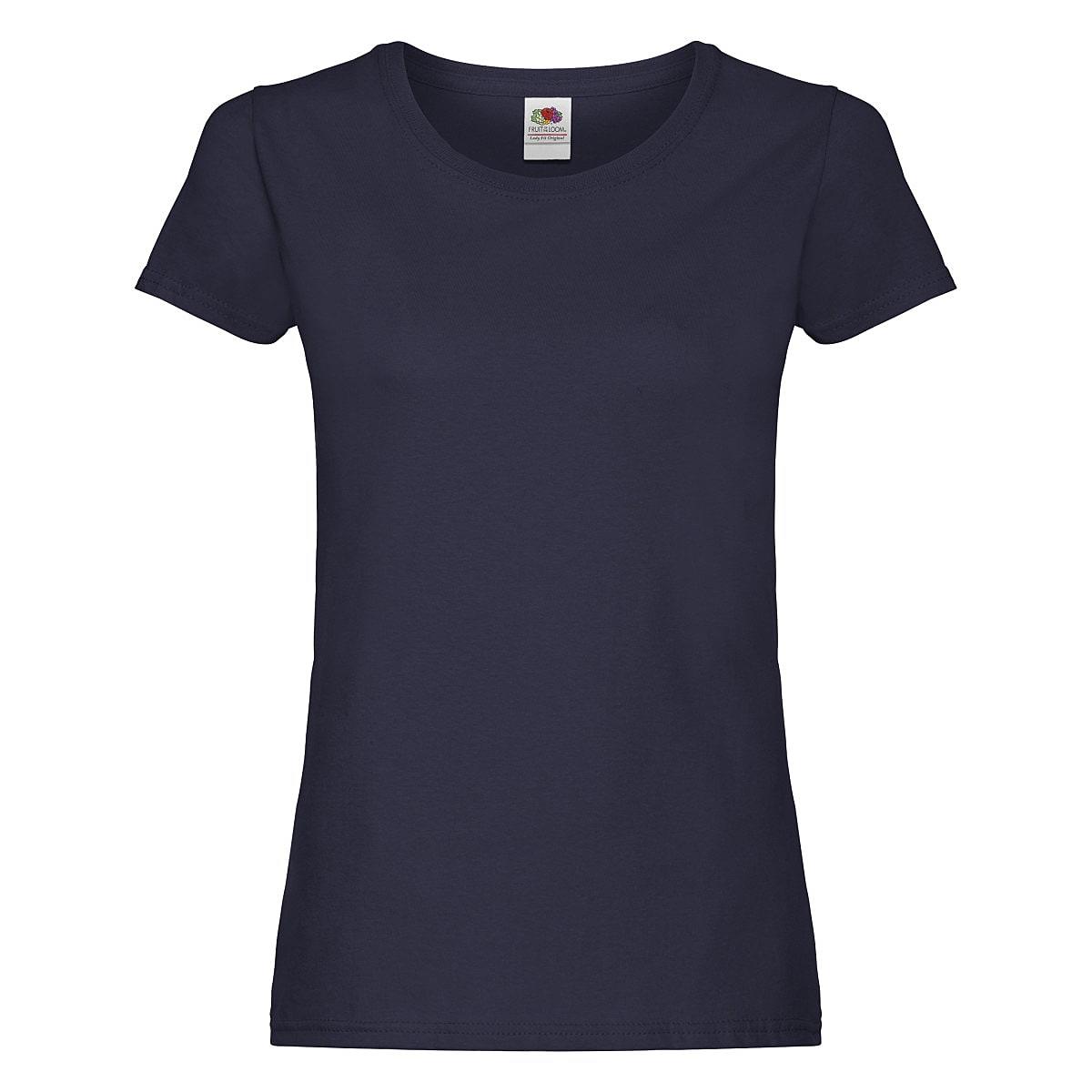 Fruit Of The Loom Lady Fit Original T-Shirt in Deep Navy (Product Code: 61420)