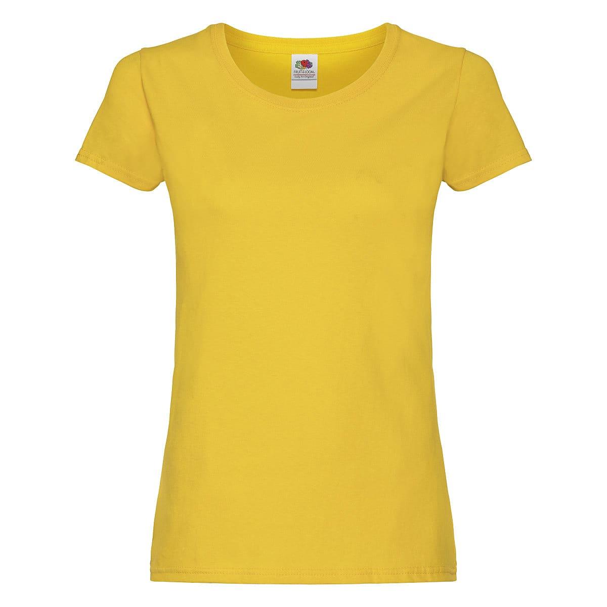Fruit Of The Loom Lady Fit Original T-Shirt in Sunflower (Product Code: 61420)