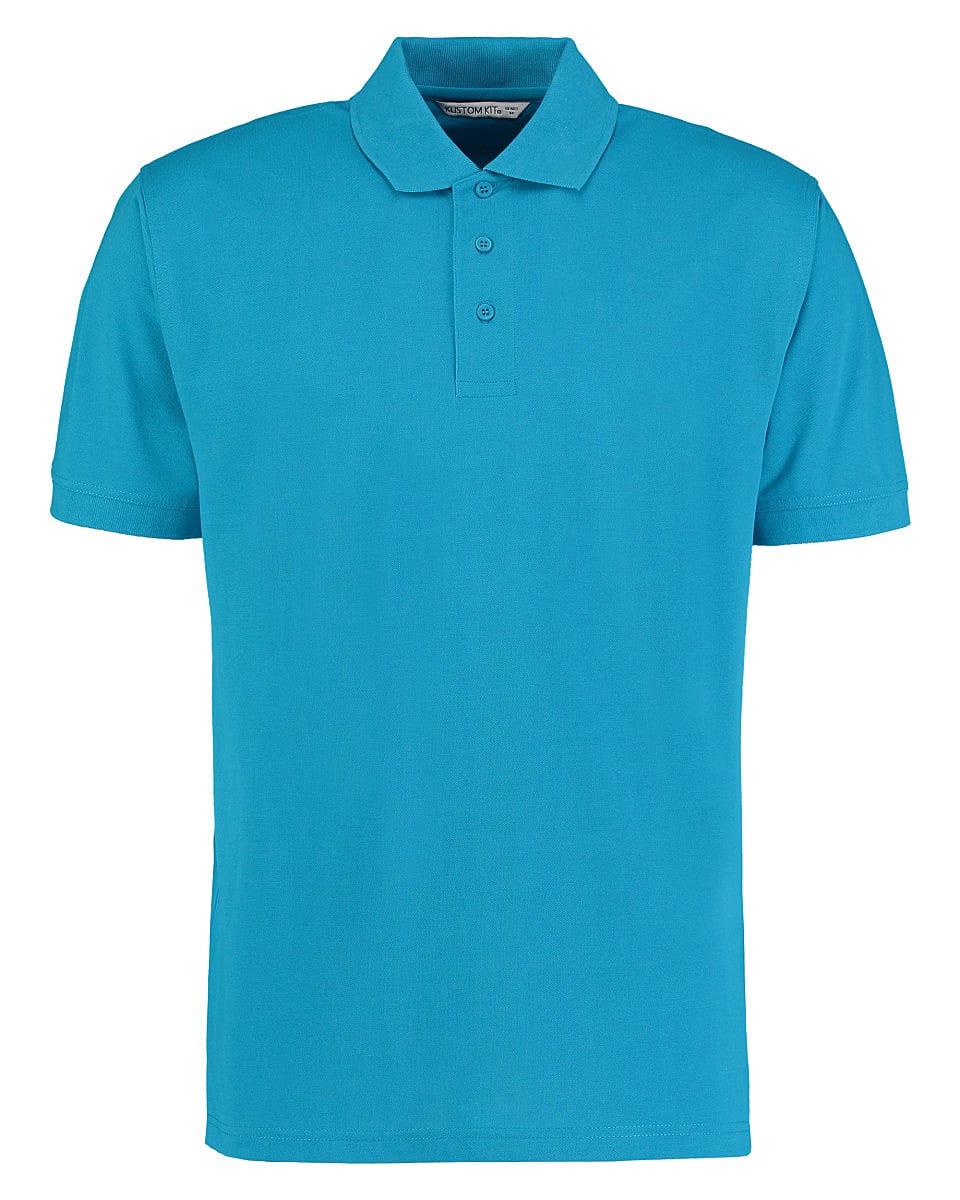 Kustom Kit Mens Klassic Superwash Polo Shirt in Turquoise (Product Code: KK403)