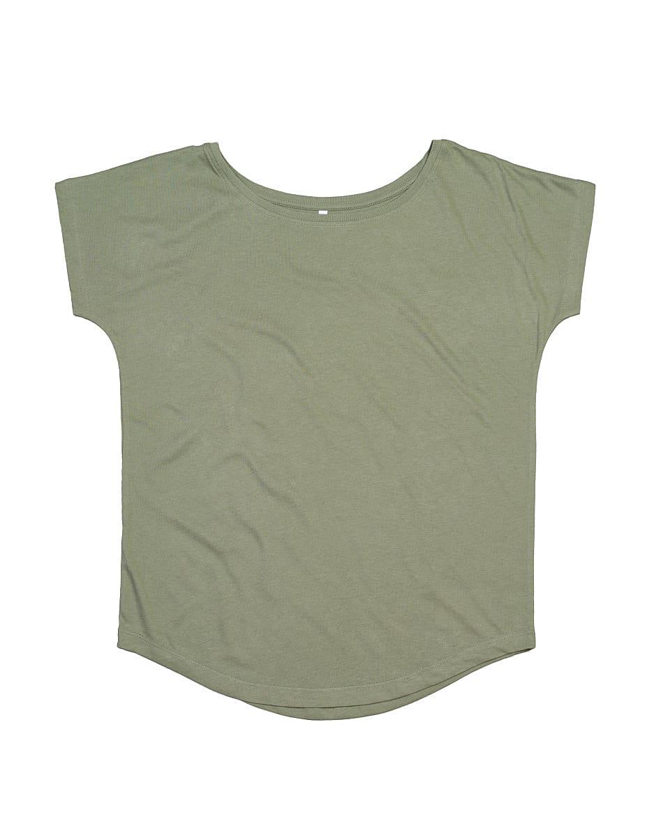 Mantis Womens Loose Fit T-Shirt in Soft Olive (Product Code: M91)
