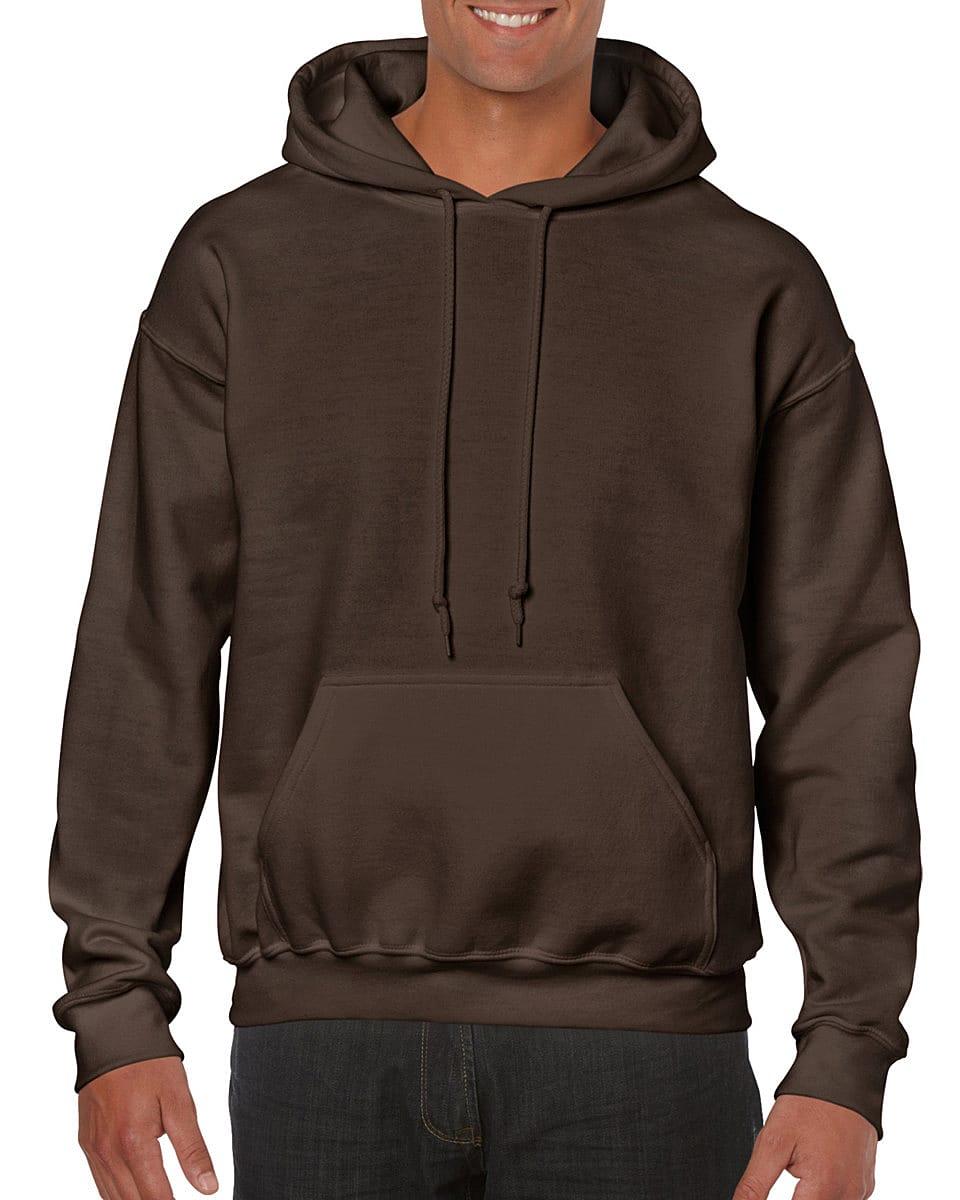 Gildan Heavy Blend Adult Hoodie in Dark Chocolate (Product Code: 18500)