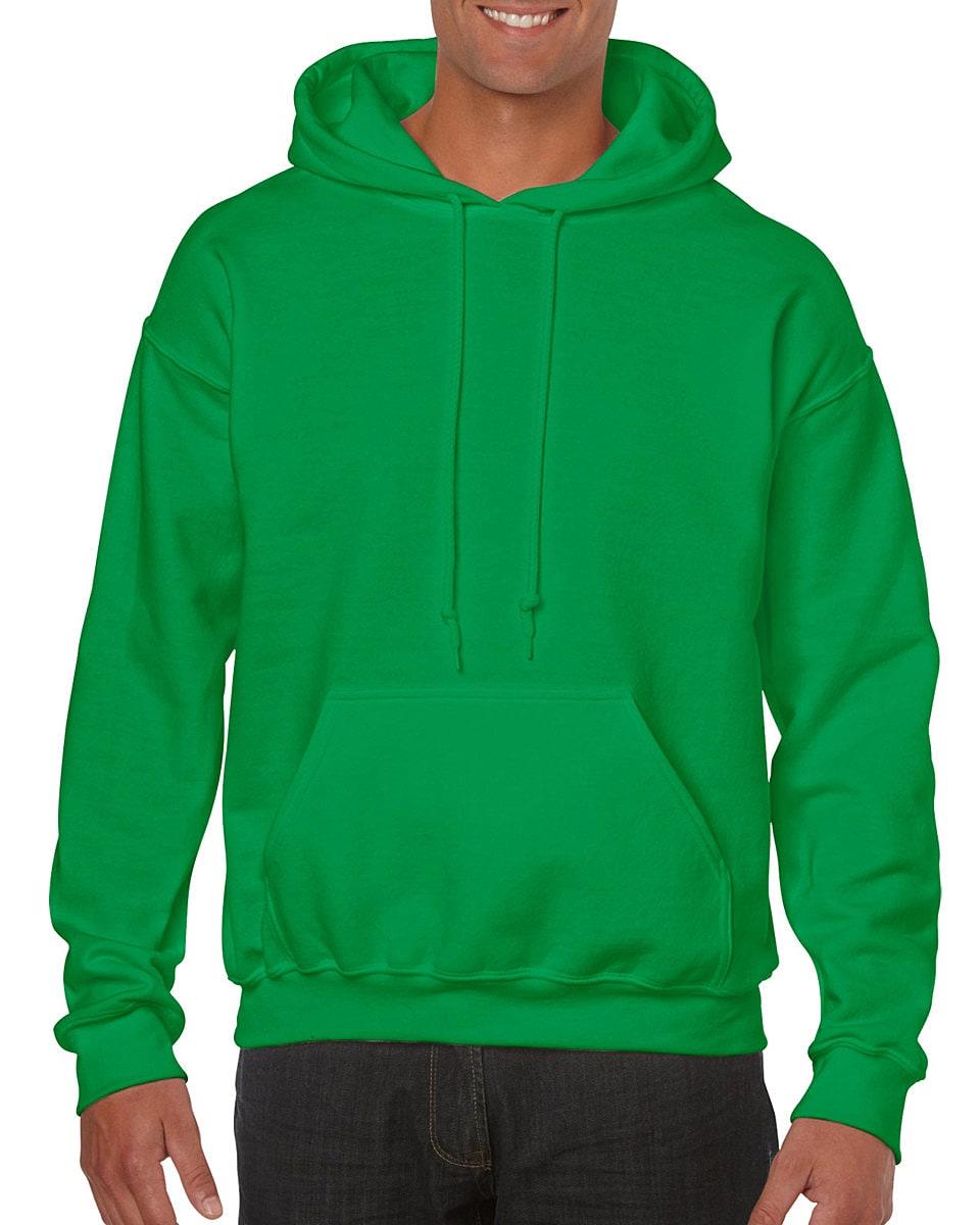 Gildan Heavy Blend Adult Hoodie in Irish Green (Product Code: 18500)