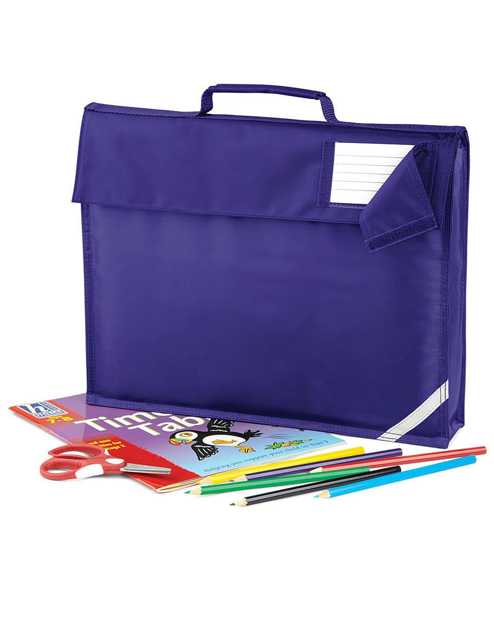 Quadra Junior Book Bag in Purple (Product Code: QD51)