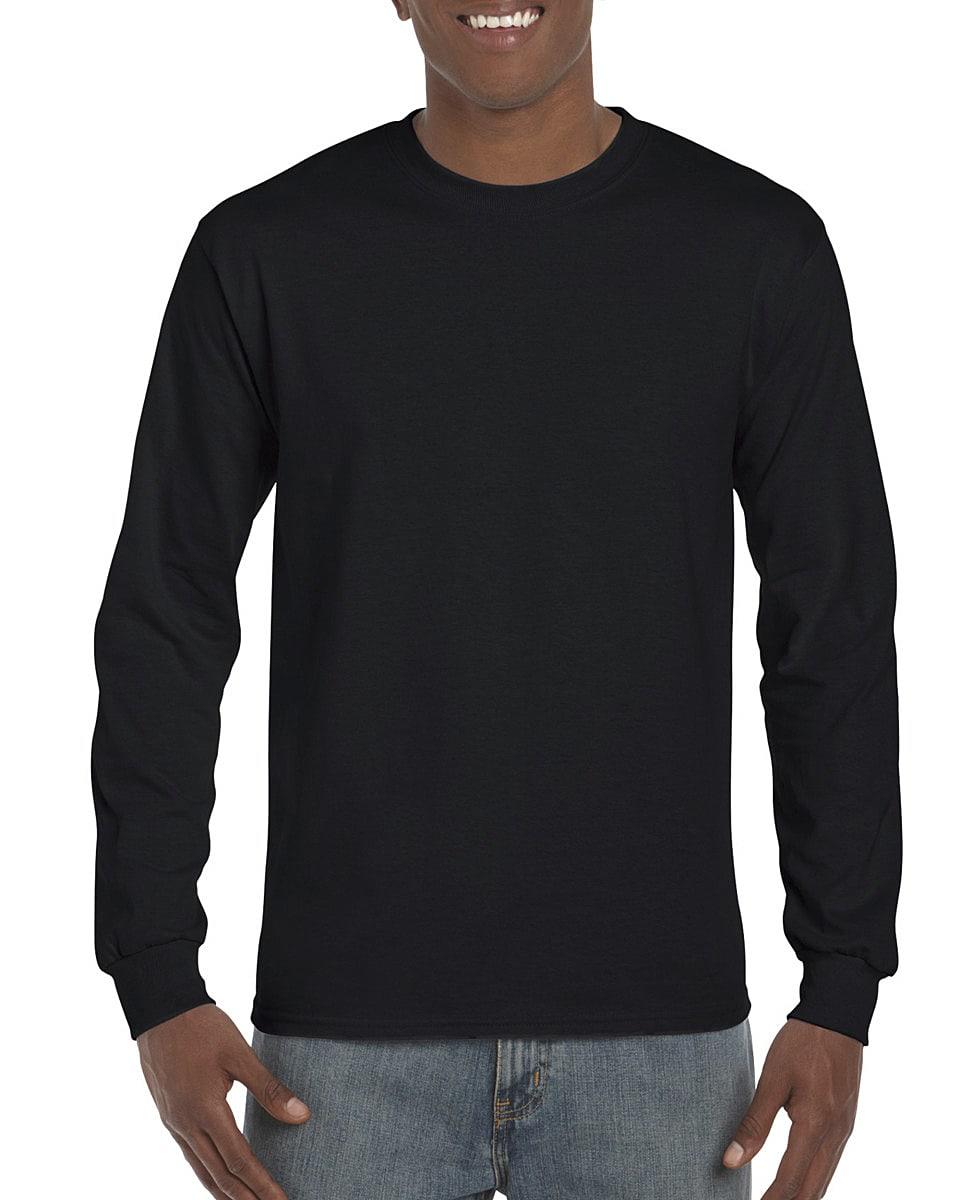 Gildan Hammer Gildan Mens Long-Sleeve Hammer T-Shirt in Black (Product Code: H400)