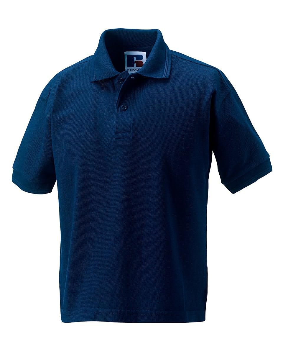 Jerzees Schoolgear Hardwearing Polo Shirt in French Navy (Product Code: 599B)