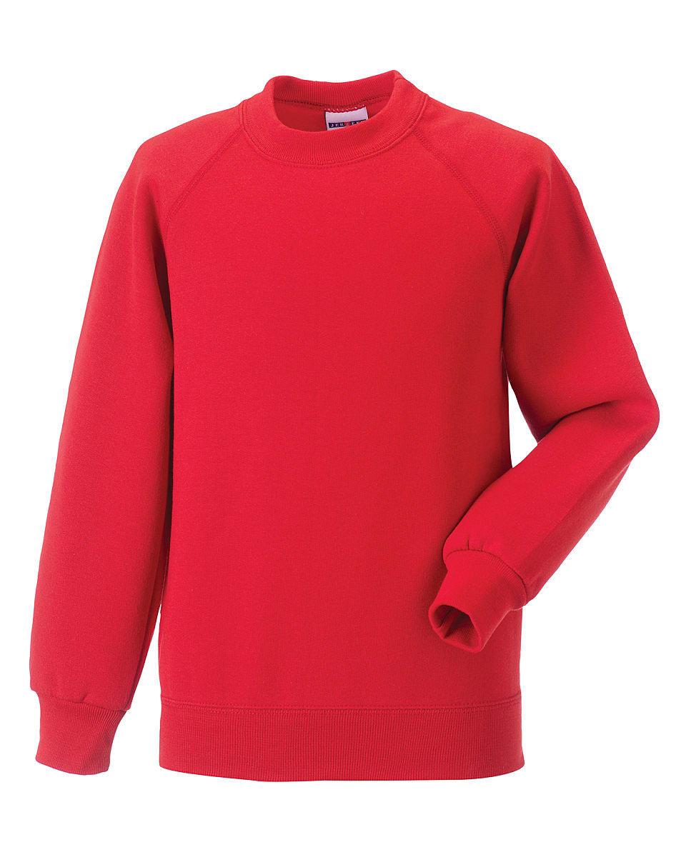 Jerzees Schoolgear Classic Sweatshirt in Bright Red (Product Code: 7620B)