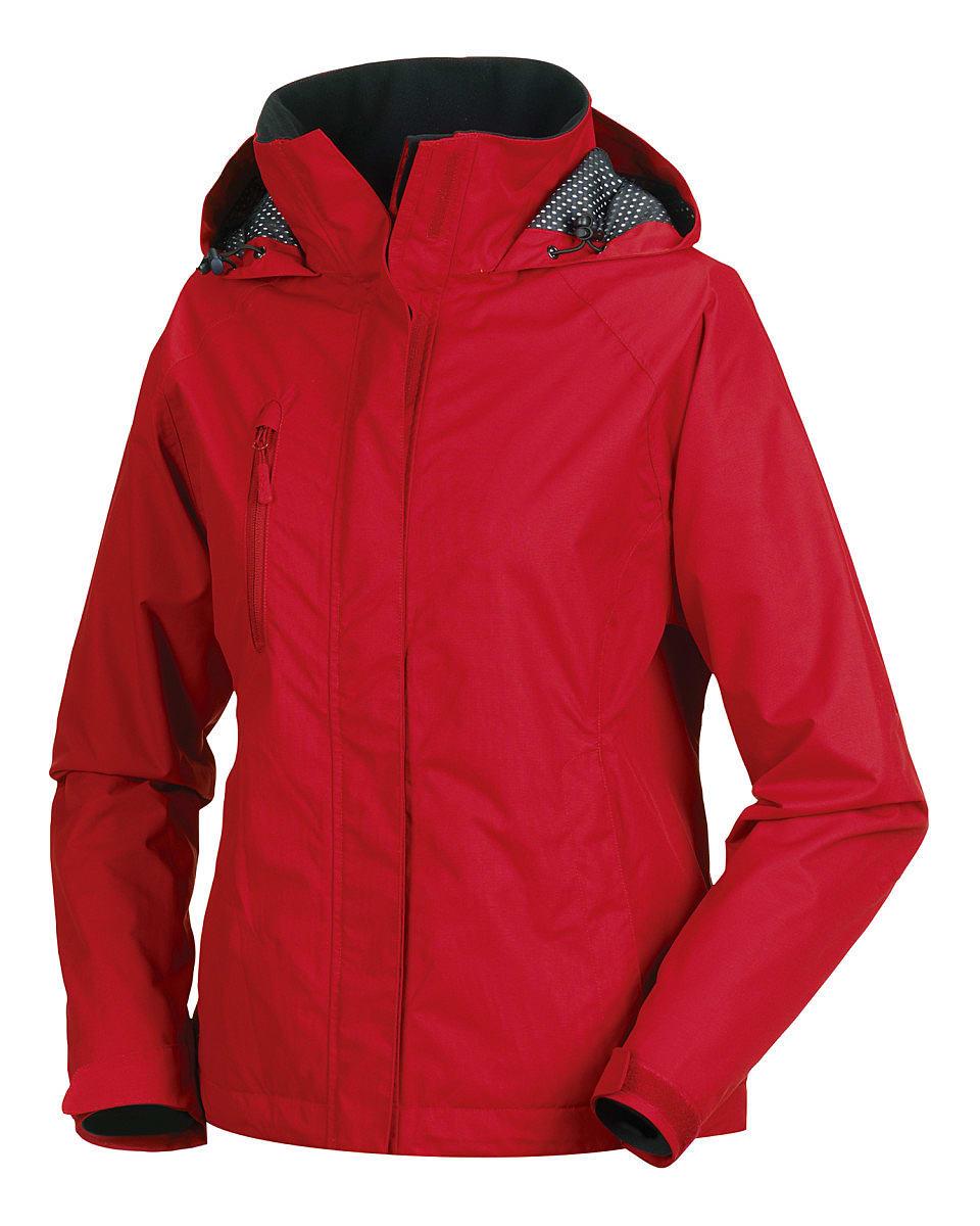 Russell Womens Hydraplus 2000 Jacket in Classic Red (Product Code: 510F)
