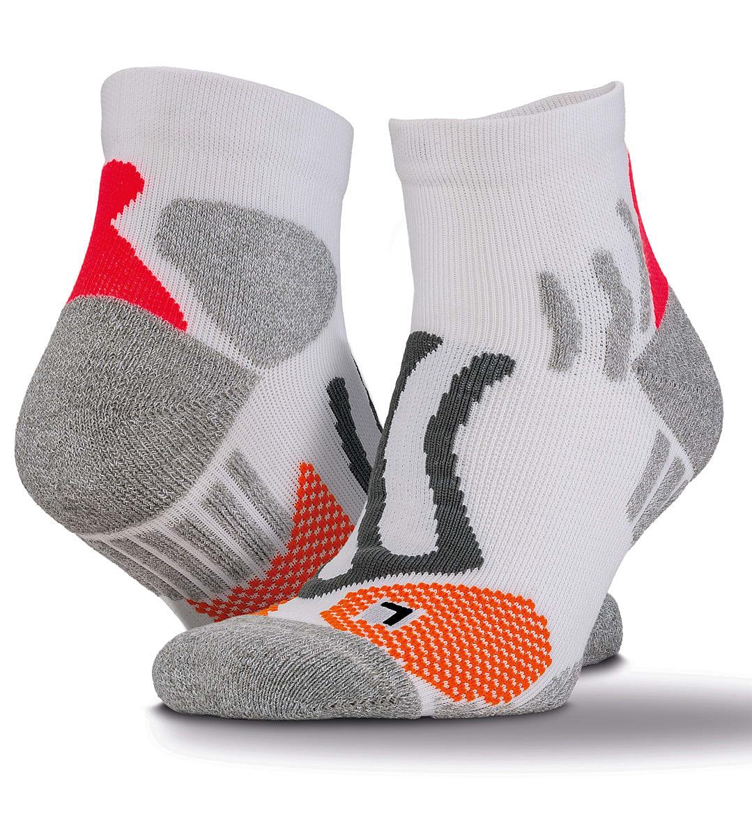 Spiro Technical Compression Sport Socks in White (Product Code: S294X)