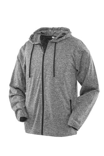 Spiro Fitness Mens Hooded Tee-Jacket