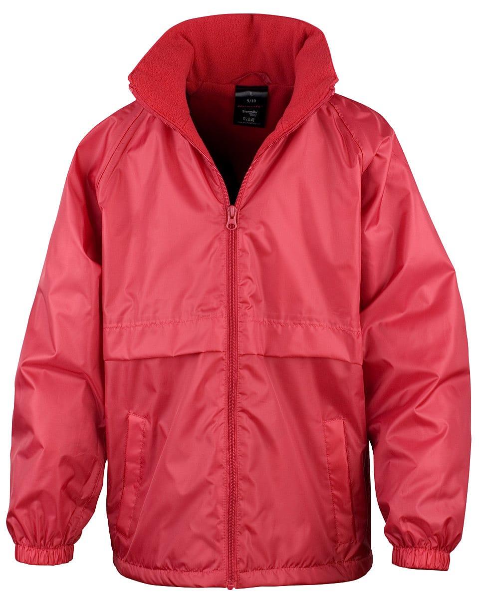 Result Core Youth Micro Fleece Jacket in Red (Product Code: R203JY)