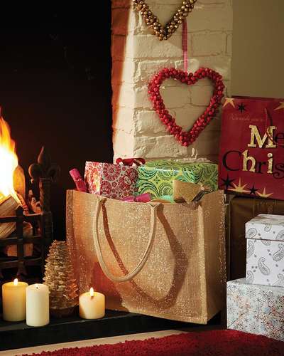 Westford Mill Shimmer Jute Shopper