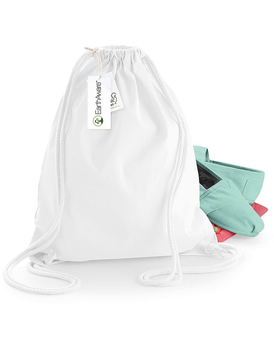 Westford Mill EarthAware Organic Gymsac in White (Product Code: W810)