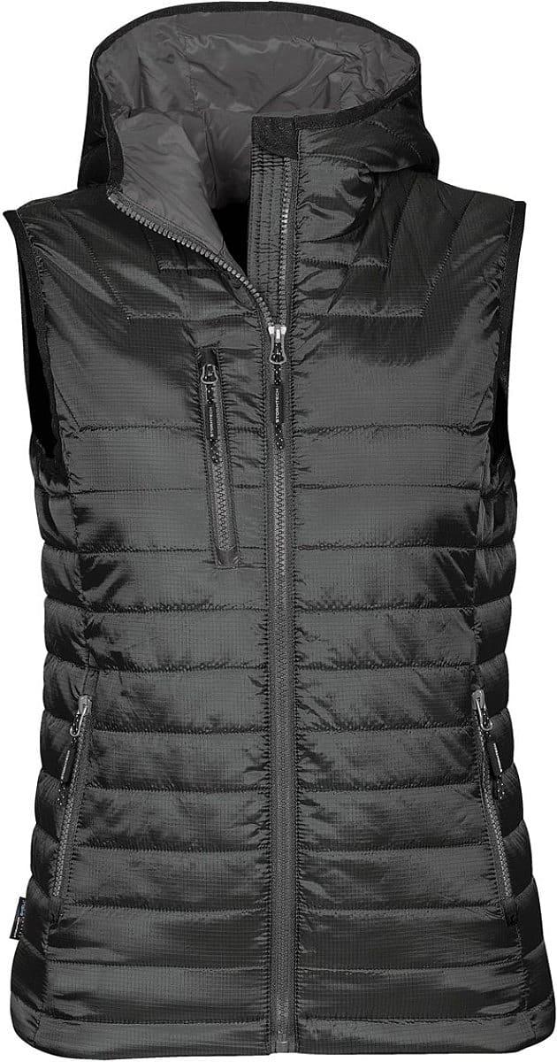 Stormtech Womens Gravity Thermal Bodywarmer in Black / Charcoal (Product Code: PFV-2W)