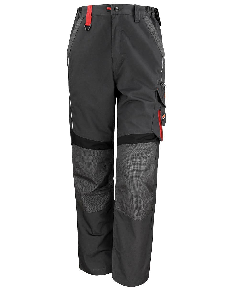 WORK-GUARD by Result Technical Trousers (Regular) in Grey / Black (Product Code: R310XR)