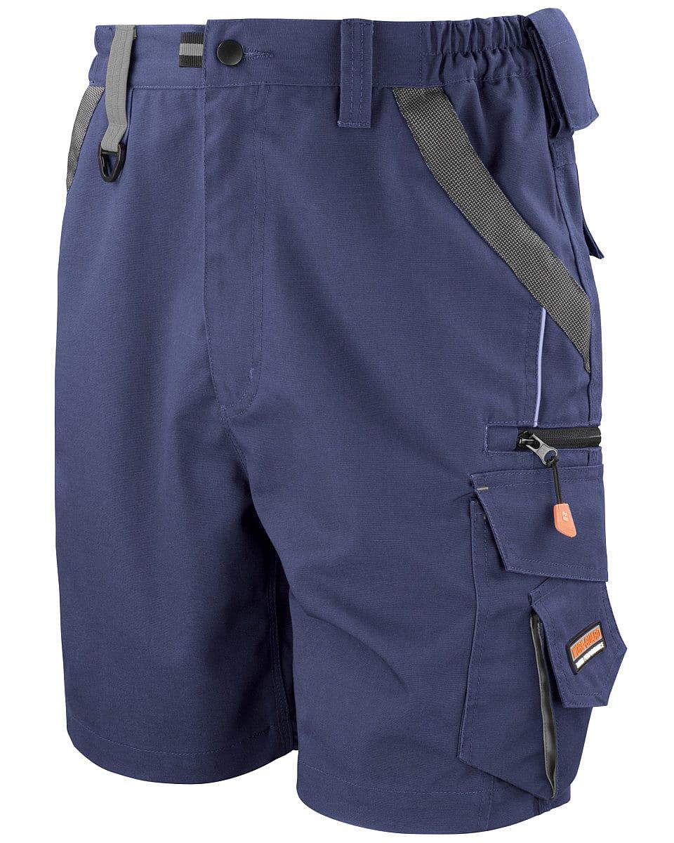 WORK-GUARD by Result Technical Shorts in Navy / Black (Product Code: R311X)