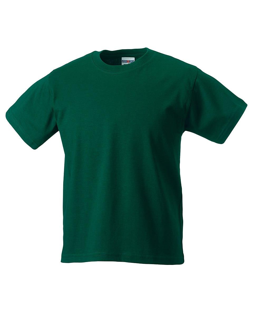 Russell Childrens Classic T-Shirt in Bottle Green (Product Code: ZT180B)