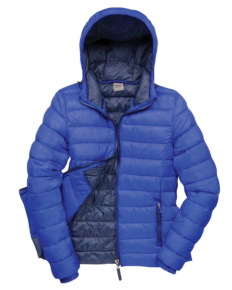 Result Urban Womens Snowbird Hooded Jacket in Royal / Navy (Product Code: R194F)