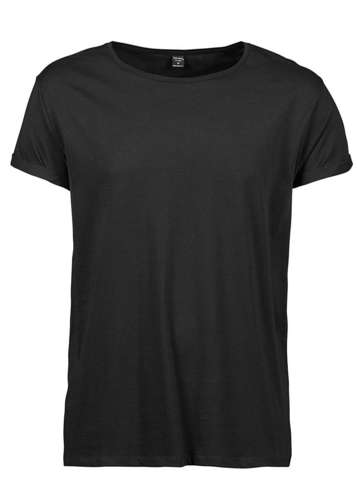 Tee Jays Mens Roll Up Sleeve T-Shirt