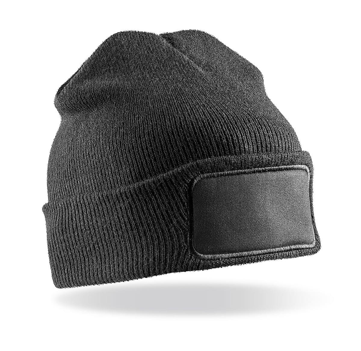 Result Winter Printers Beanie Hat in Black (Product Code: RC027X)