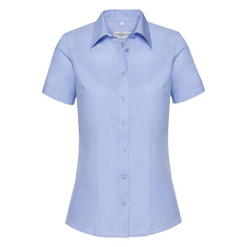 Russell Collection Ladies Short-Sleeve Coolmax Shirt