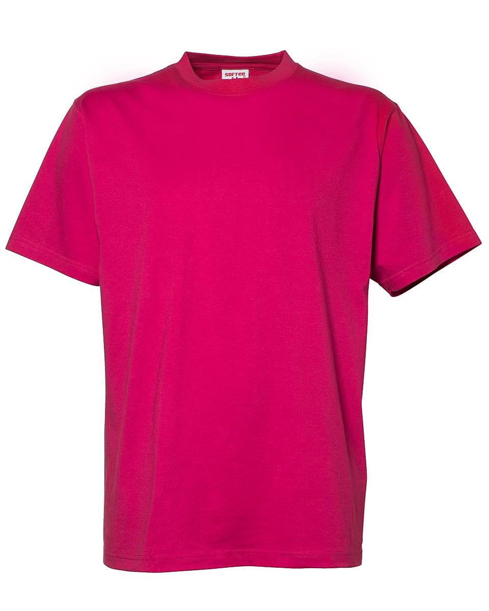 Tee Jays Mens Sof-Tee T-Shirt in Hot Pink (Product Code: TJ8000)
