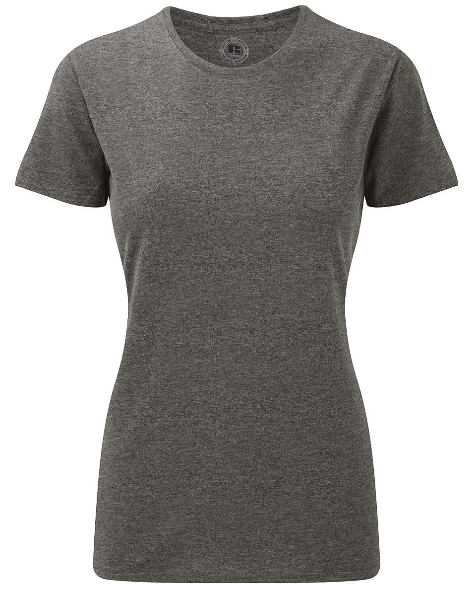 Russell Womens HD T-Shirt in Grey Marl (Product Code: 165F)