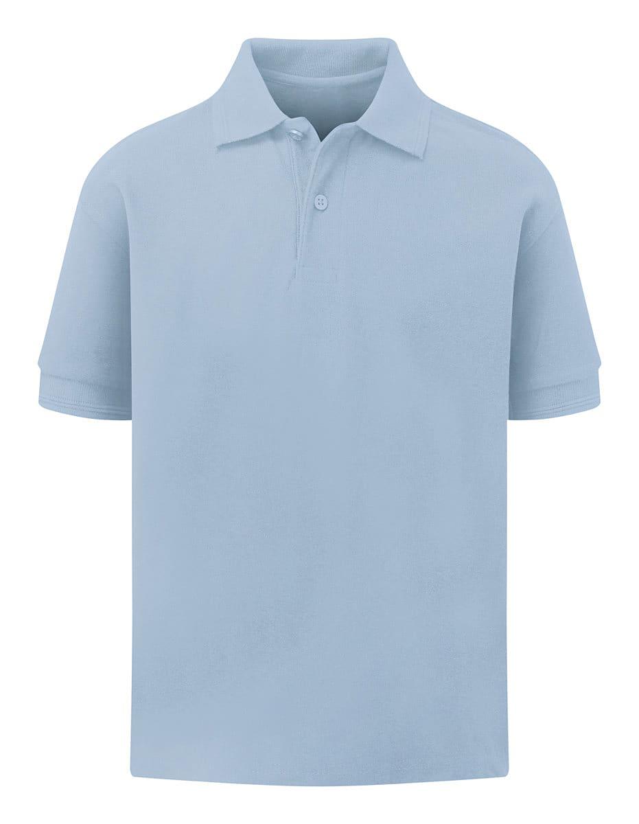 SG Childrens Polycotton Polo Shirt in Sky Blue (Product Code: SG59K)